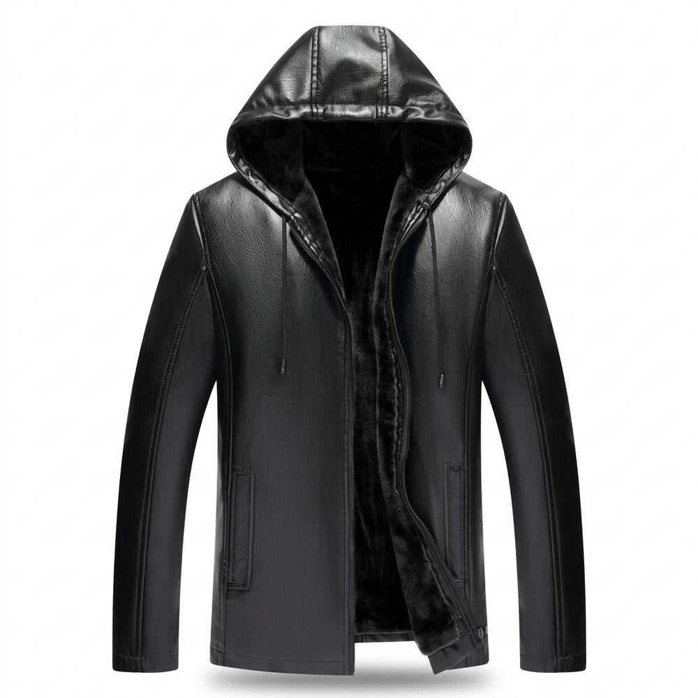 Gentleman Code - Eipon | Gefüttert Wärmend Lederjacke Herren