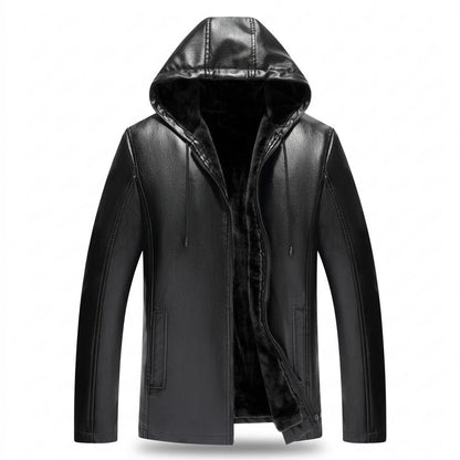 Gentleman Code - Eipon | Gefüttert Wärmend Lederjacke Herren