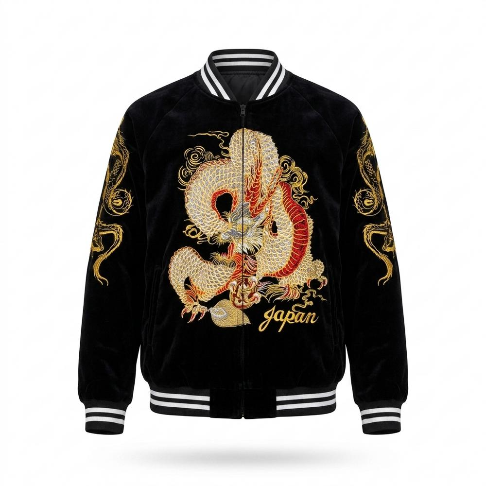 Gentleman Code - Vusor | Bestickte Samt Jacke Unisex