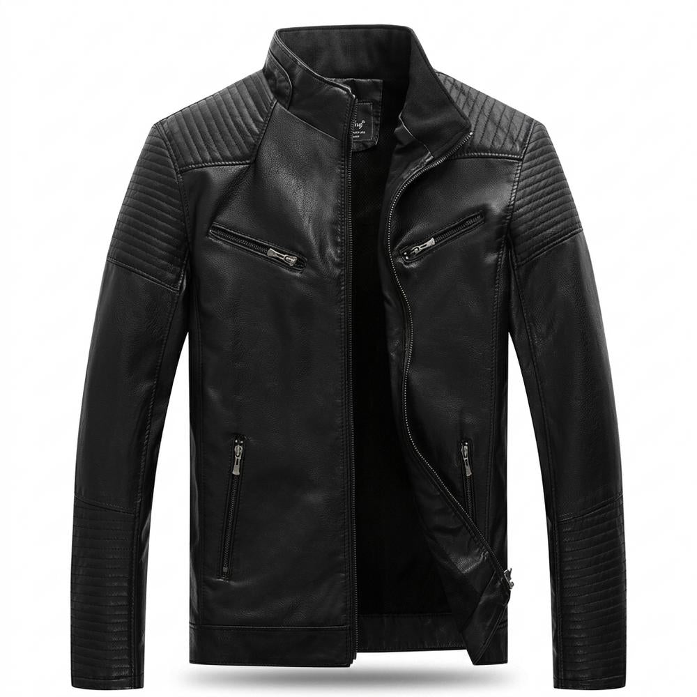 Gentleman Code - Nizes | Gesteppt Gefüttert Lederjacke Herren
