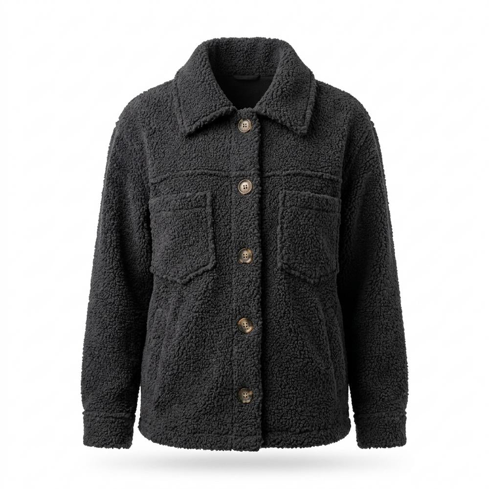 Gentleman Code - Sepir | Strukturiert Geknöpft Jacke Damen