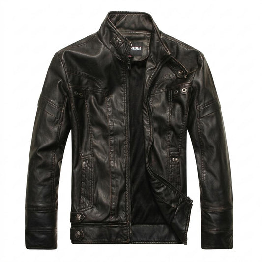 Gentleman Code - Lonim | Tailliert Gesteppt Lederjacke Herren