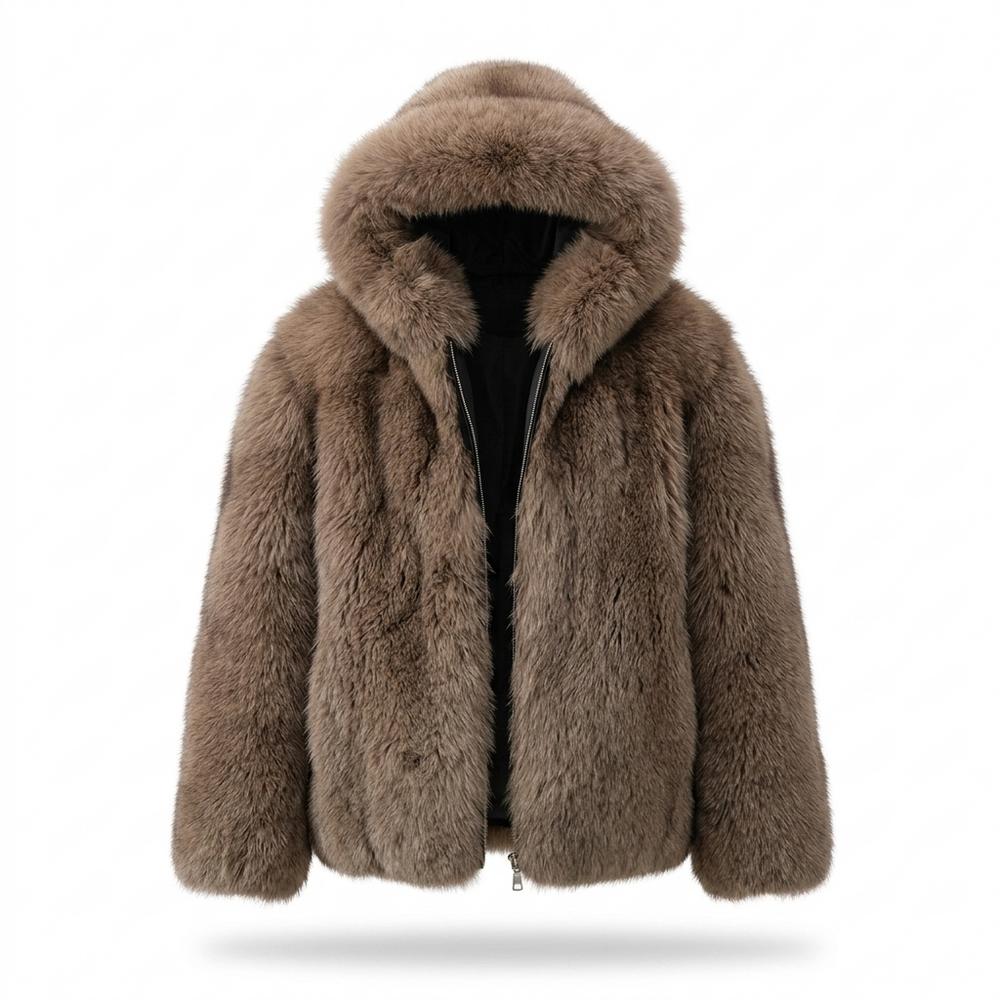 Gentleman Code - Mihum | Gefütterte Pelzartige Jacke Unisex