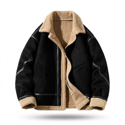 Gentleman Code - Zemit | Warm Gefüttert Wildleder-Jacke Herren