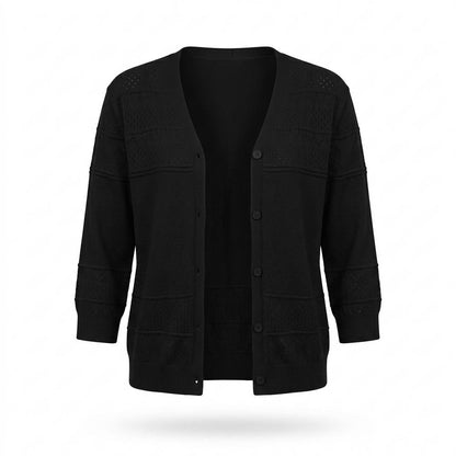Gentleman Code - Eitil | Geknöpft Strukturiert Cardigan Damen