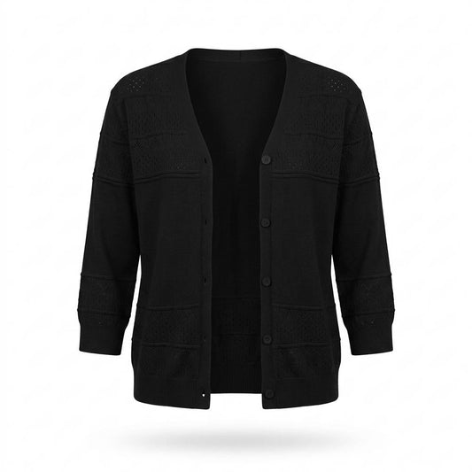 Gentleman Code - Eitil | Geknöpft Strukturiert Cardigan Damen