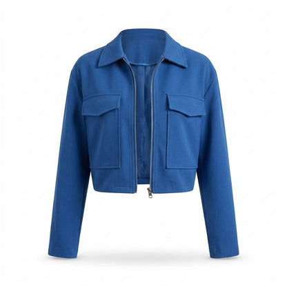 Gentleman Code - Eowek | Kurze Glatte Jacke Damen