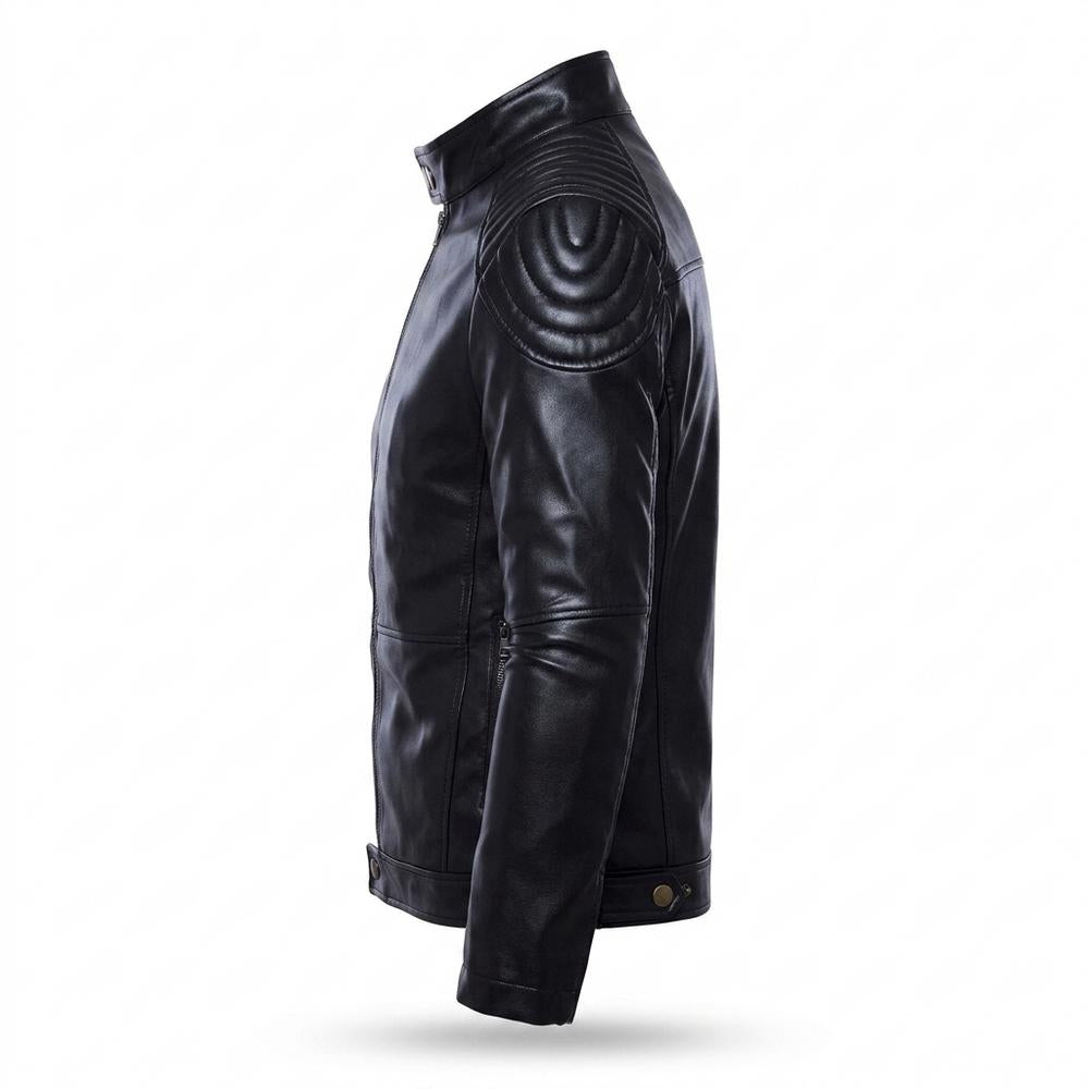 Gentleman Code - Tinol | Wattiert Tailliert Lederjacke Herren