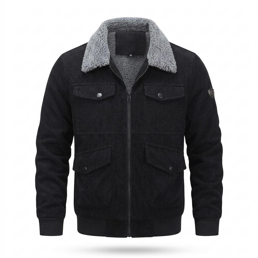 Gentleman Code - Sitat | Gefütterte Gerippte Jacke Herren