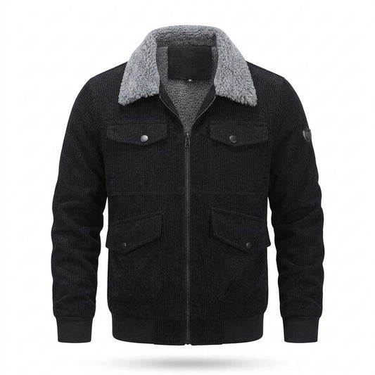 Gentleman Code - Sitat | Gefütterte Gerippte Jacke Herren