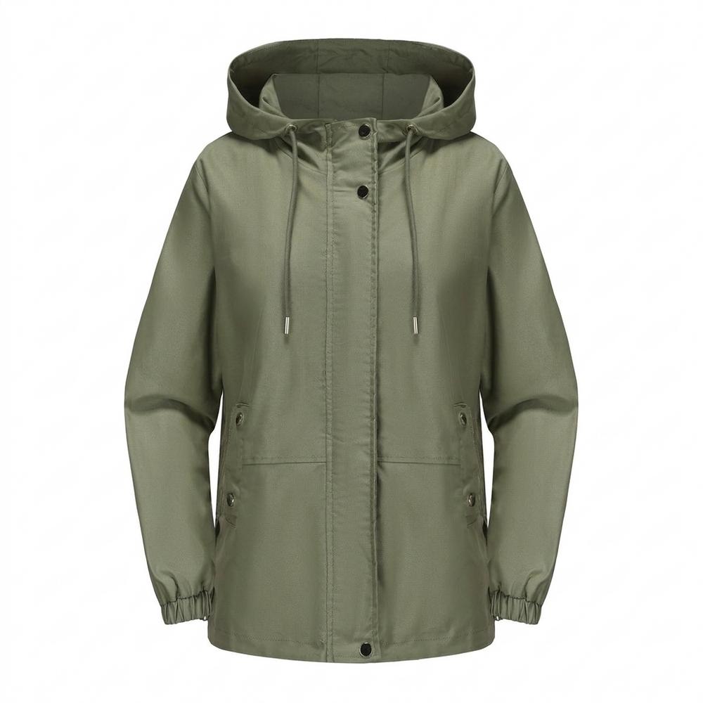 Gentleman Code - Vapad | Kapuzen Geknöpft Jacke Damen