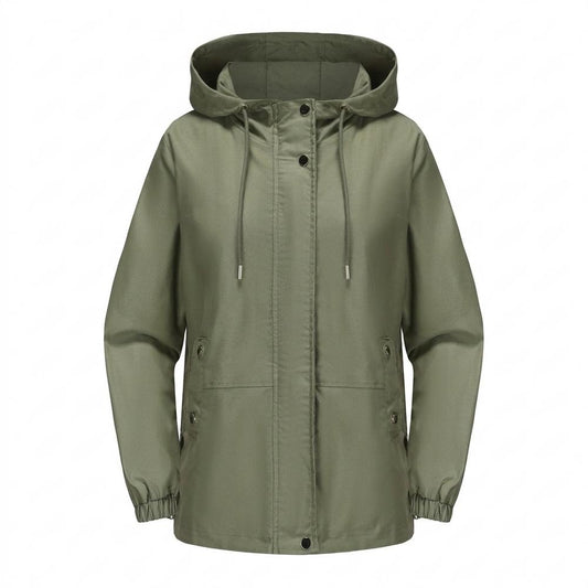 Gentleman Code - Vapad | Kapuzen Geknöpft Jacke Damen