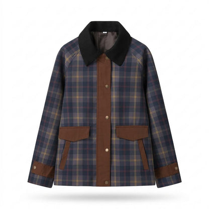 Gentleman Code - Dehan | Karierte Geknöpfte Jacke Unisex