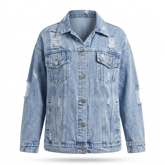 Gentleman Code - Aopas | Used-Look Oversize Jacke Damen