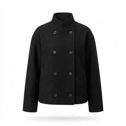 Gentleman Code - Cumuk | Doppelreihige Kastige Jacke Damen