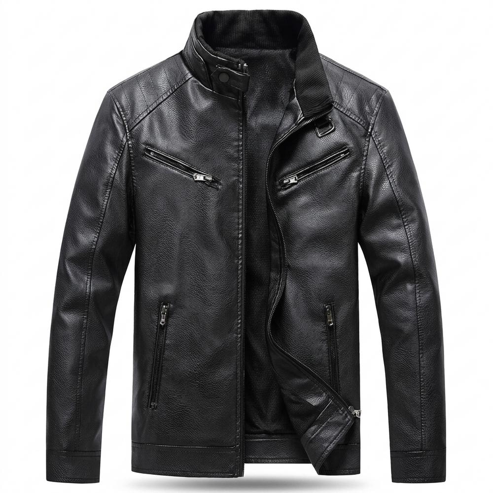 Gentleman Code - Mekor | Gesteppt Gefüttert Lederjacke Herren