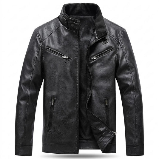 Gentleman Code - Mekor | Gesteppt Gefüttert Lederjacke Herren