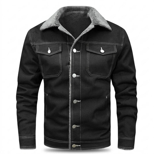 Gentleman Code - Kadan | Gefüttert Geknöpft Jacke Herren