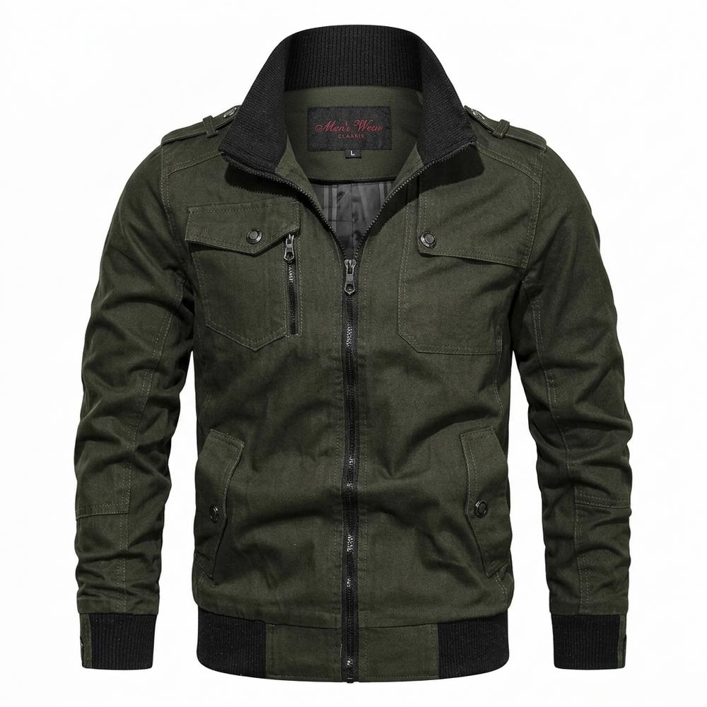 Gentleman Code - Nolis | Gefüttert Hochschließend Jacke Herren