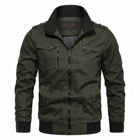 Gentleman Code - Nolis | Gefüttert Hochschließend Jacke Herren