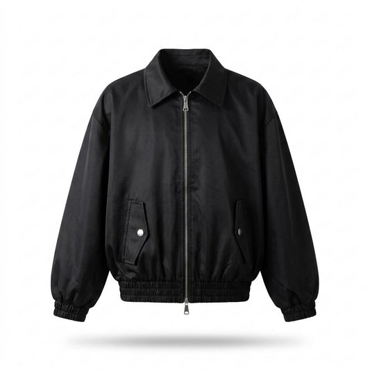 Gentleman Code - Nugas | Glänzende Locker Geschnittene Jacke Herren