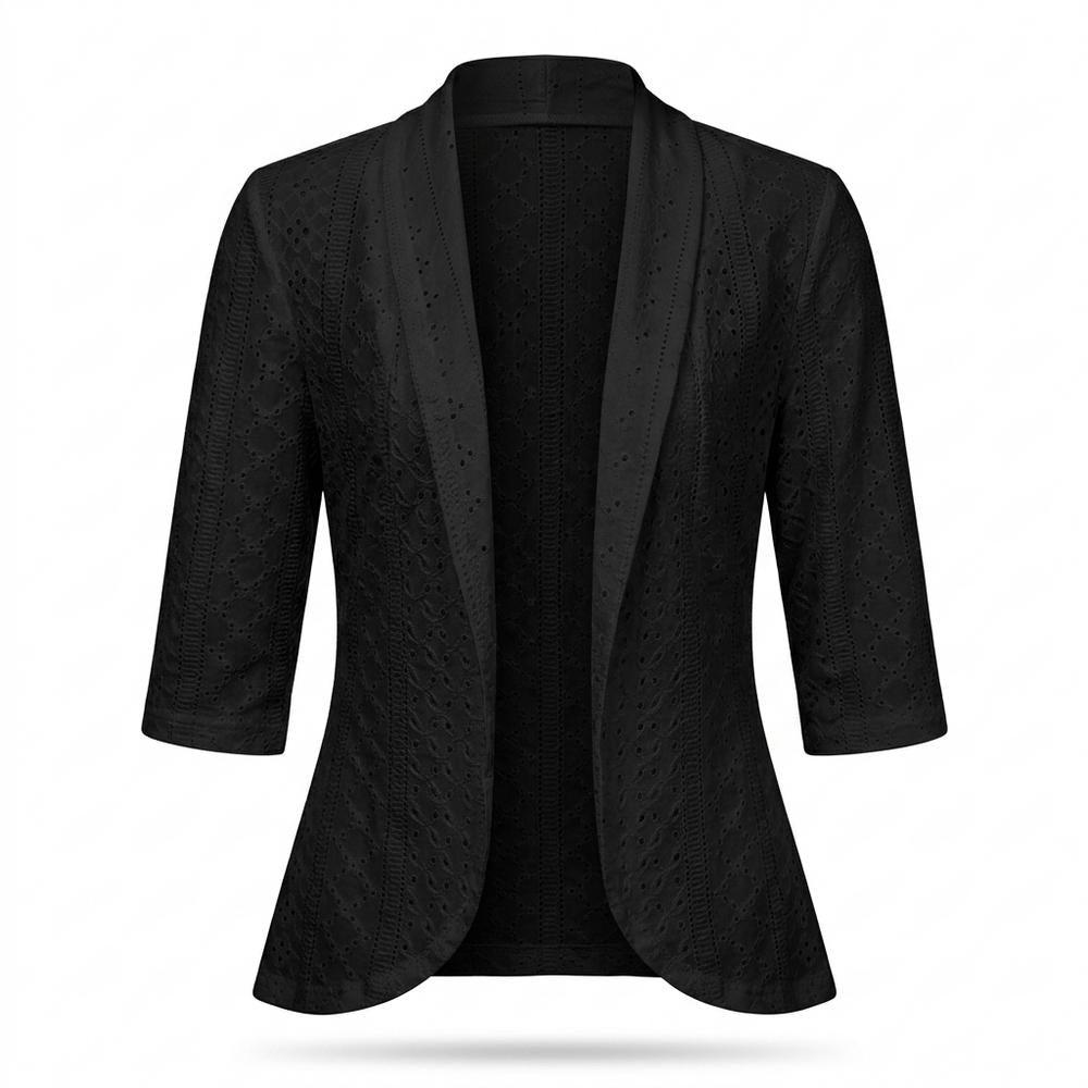 Gentleman Code - Mabus | Tailliertes Lochgemustertes Sakko Damen