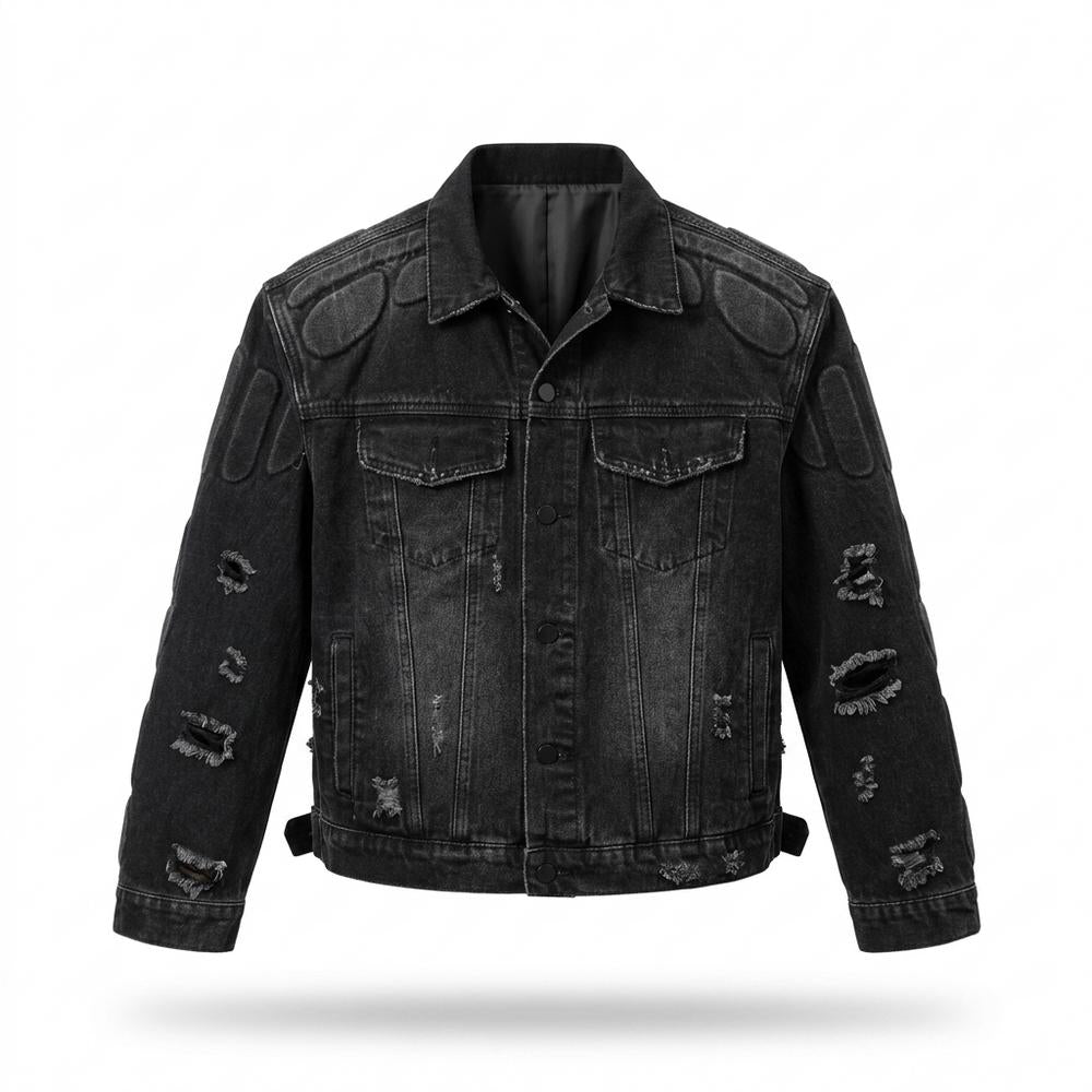 Gentleman Code - Tosir | Used-Look Strukturierte Jacke Unisex