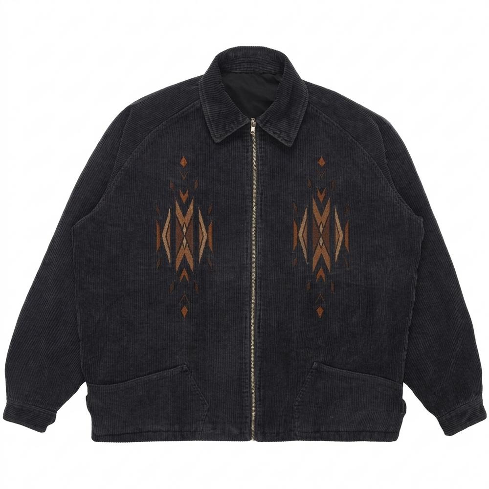 Gentleman Code - Yepan | Bestickte Cord Jacke Unisex