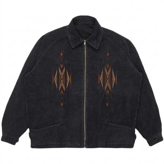 Gentleman Code - Yepan | Bestickte Cord Jacke Unisex