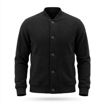 Gentleman Code - Tegam | Geknöpfte Unifarbene Jacke Herren