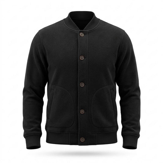 Gentleman Code - Tegam | Geknöpfte Unifarbene Jacke Herren