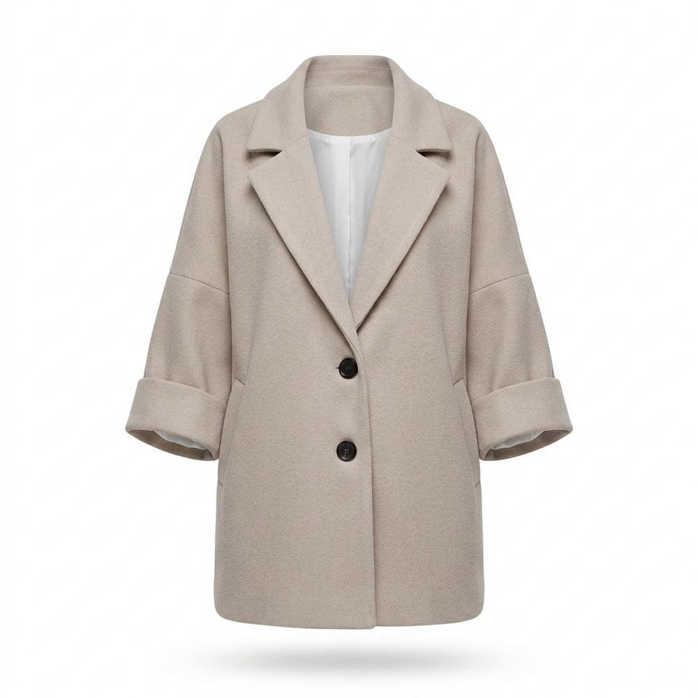 Gentleman Code - Zibed | Oversized Geknöpfter Mantel Damen