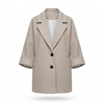 Gentleman Code - Zibed | Oversized Geknöpfter Mantel Damen
