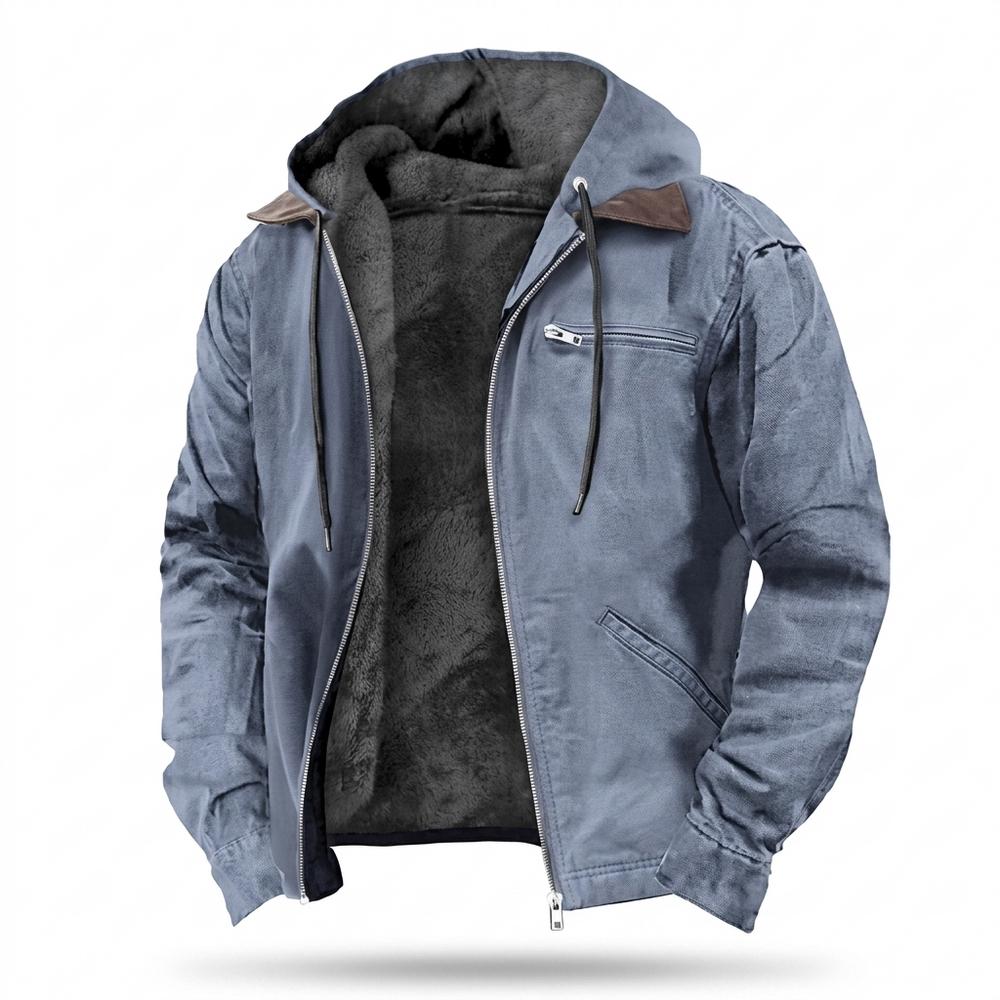 Gentleman Code - Dusol | Gefüttert Kapuzen- Jacke Herren