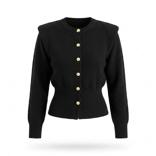 Gentleman Code - Nikom | Strukturiert Tailliert Cardigan Damen