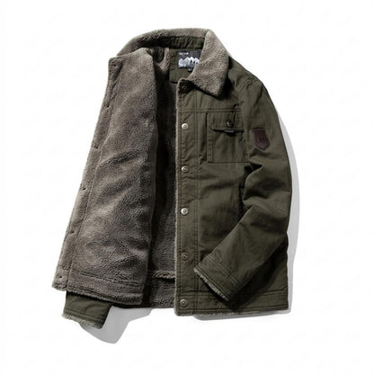 Gentleman Code - Kigel | Gefütterte Geknöpfte Jacke Herren