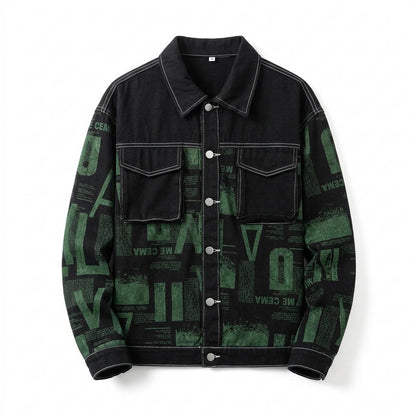 Gentleman Code - Vosor | Bedruckt Kontrastgesteppt Jacke Unisex