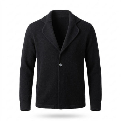 Gentleman Code - Yugud | Strukturierte Geknöpfte Strickjacke Herren