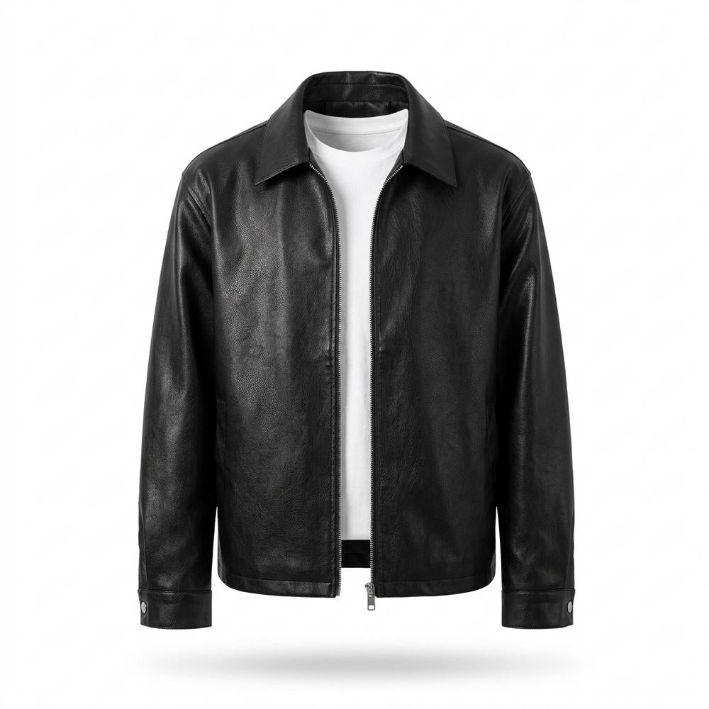 Gentleman Code - Sipad | Genarbt Gekragt Lederjacke Herren