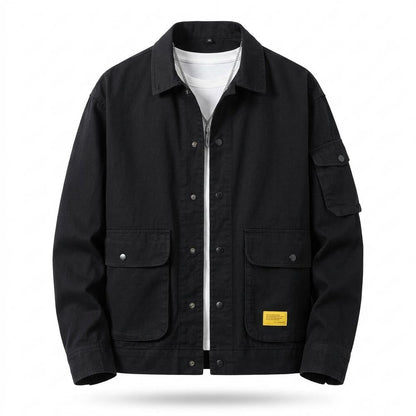 Gentleman Code - Rizem | Geknöpfte Vieltaschige Jacke Herren