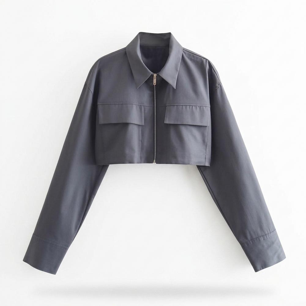 Gentleman Code - Nebot | Kurz Geschnittene Langärmlige Jacke Damen