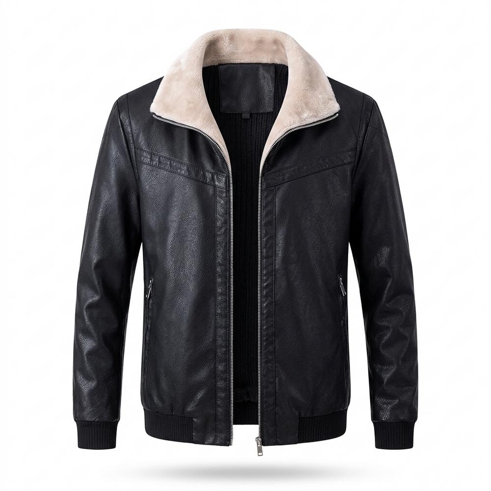 Gentleman Code - Kobes | Warme Gefütterte Lederjacke Herren