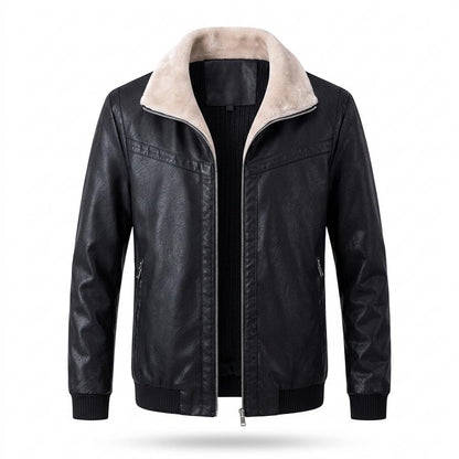 Gentleman Code - Kobes | Warme Gefütterte Lederjacke Herren
