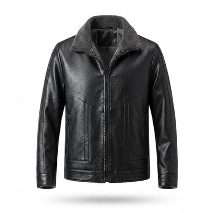 Gentleman Code - Tezam | Gefüttert Abgesteppt Lederjacke Herren