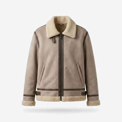 Gentleman Code - Nabok | Gefütterte Zweifarbige Wildleder-Jacke Unisex