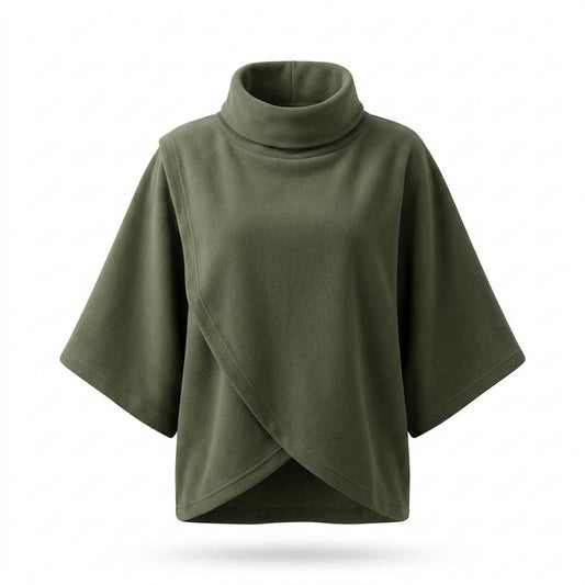 Gentleman Code - Vavol | Hochgeschlossener Asymmetrischer Pullover Damen