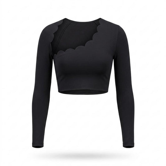 Gentleman Code - Zinad | Asymmetrisches Figurbetontes Top Damen