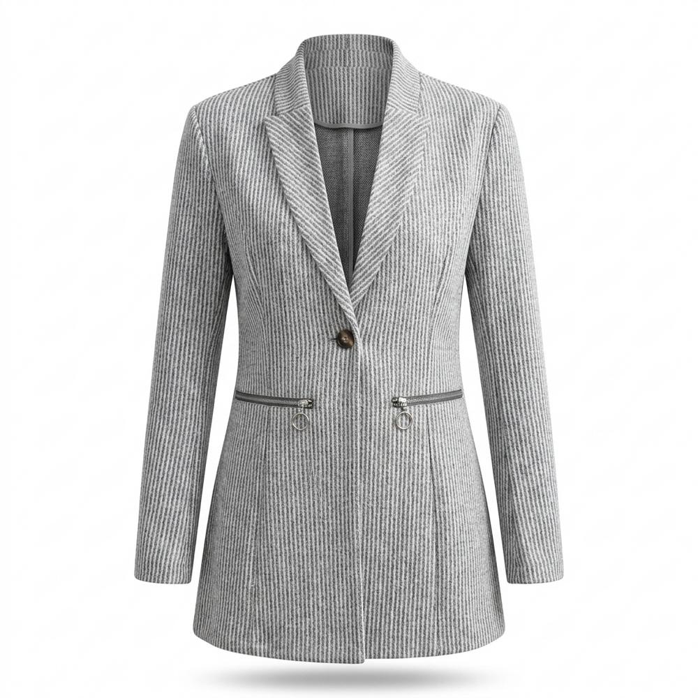Gentleman Code - Nawuv | Strukturiert Tailliert Mantel Damen