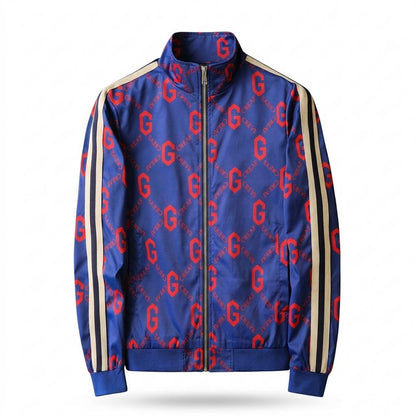 Gentleman Code - Divek | Gemusterte Gestreifte Jacke Herren