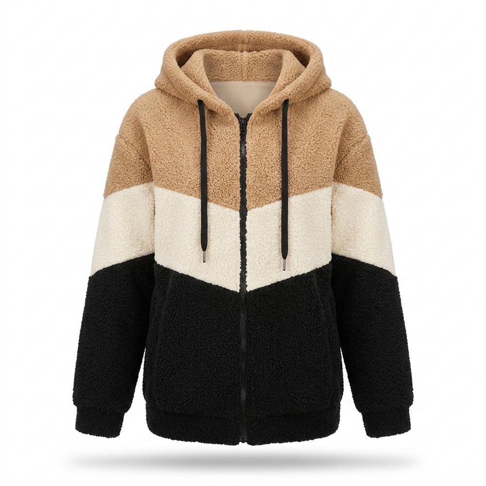 Gentleman Code - Sutur | Gefütterte Mehrfarbige Jacke Damen